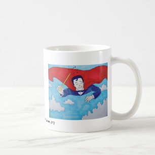 Taza De Café Dibujo animado del superconductor