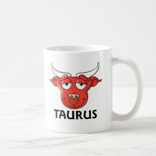 Taza De Café Dibujo animado del tauro