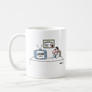 Taza De Café Dibujo animado divertido del abogado de la