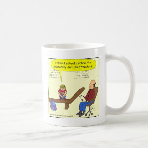 Taza De Café dibujo animado emocionalmente perturbado de 277