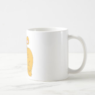 Taza De Café Dibujo animado feliz de la ardilla