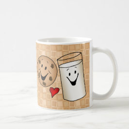 Taza De Café Dibujo animado fresco de las galletas y de los