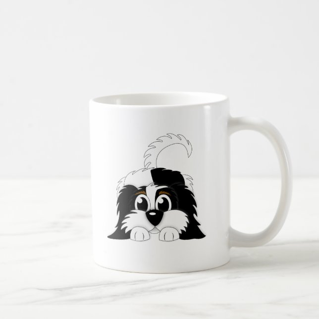 Taza De Café Dibujo animado lindo Cavachon (Derecha)
