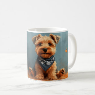 Taza De Café Dibujo animado lindo de perro Akita