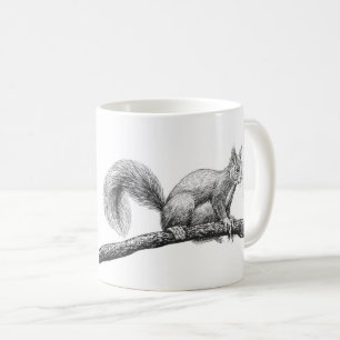 Taza De Café Dibujo de ardillas