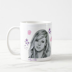 Taza De Café Dibujo de Avril Lavigne