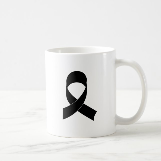 Taza De Café Dibujo de cinta negra (Derecha)