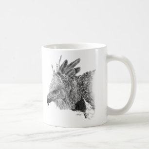 Taza De Café Dibujo de Eagle de Harpy