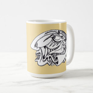 Taza De Café Dibujo de entrada de lápiz de tres aspectos