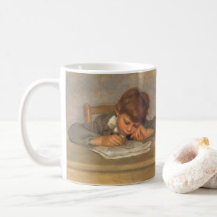 Taza De Café Dibujo de Jean por Pierre Renoir, Arte Antiguo Fin