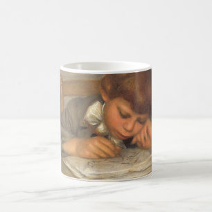 Taza De Café Dibujo de Jean por Pierre Renoir, Arte Antiguo Fin