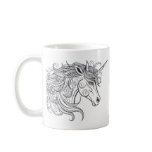 Dibujo de la cabeza de Unicornio