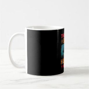 Taza De Café Dibujo de Luna de Cementerio de Disfraz Divertido 