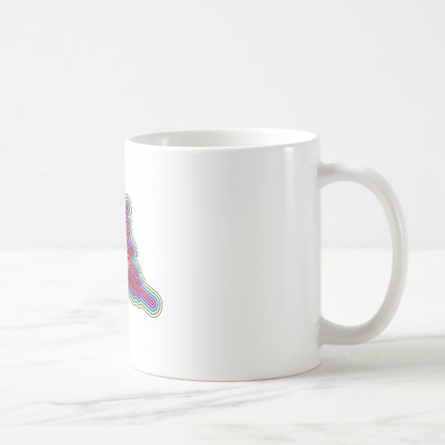 Taza De Café Dibujo de Nazca Hummingbird Perú (Derecha)