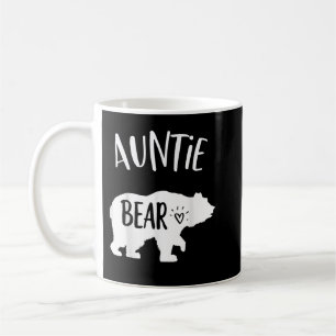 Taza De Café Dibujo de oso de tía para la mejor tía del mundo