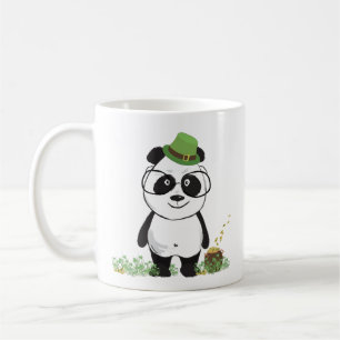 Taza De Café Dibujo de oso panda de hipster mate día