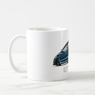 Taza De Café dibujo del ángulo trasero del s205
