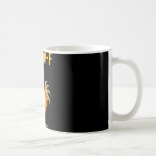 Taza De Café Dibujo divertido de gallo con humor de pollo F-caw