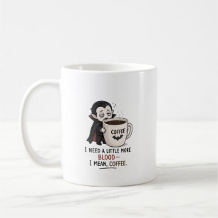 Taza De Café Dibujo divertido de vampiro café Halloween