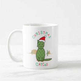 Taza De Café "Dibujo divertido del cactus de Catcus del