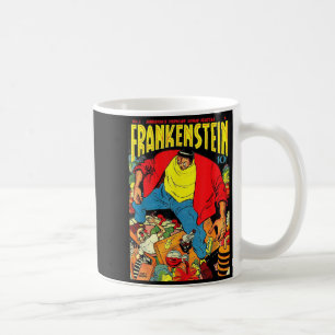 Taza De Café Dibujo divertido vintage de Halloween de terror re