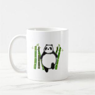 Taza De Café Dibujo lindo de la tinta de la panda