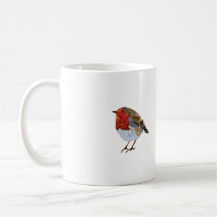 Taza De Café Dibujo lindo del petirrojo
