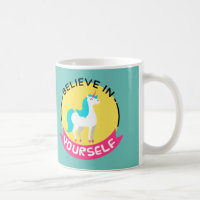 Dibujo motivacional de Unicorn "Creer en ti mismo"