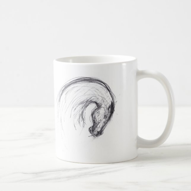 Taza De Café Dibujo original 2 año de caballo Zodiac Mug (Derecha)