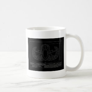 Taza De Café Dibujo técnico del EOD