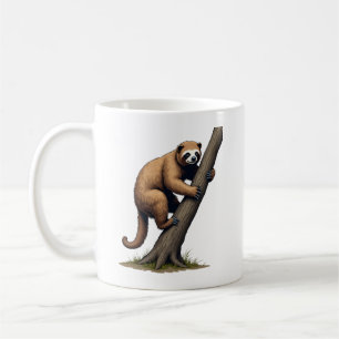 Taza De Café Dibujo Vintage de Perezoso Gráfico de Vida Silvest