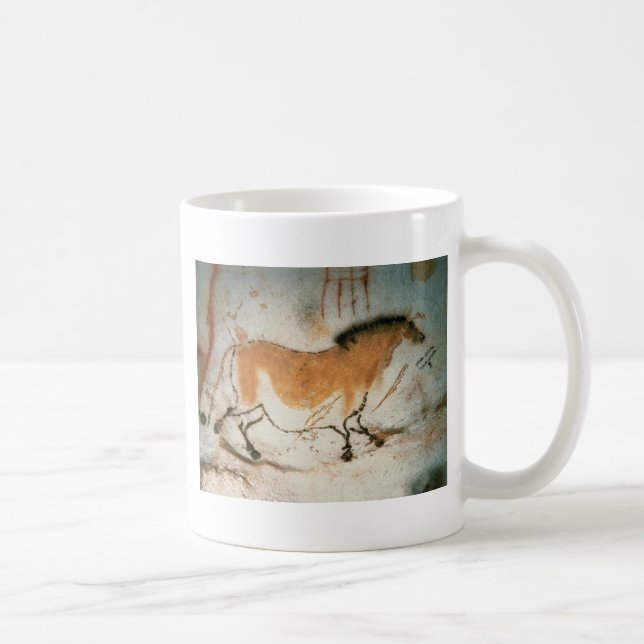 Taza De Café Dibujos de cueva Lascaux Prehistórico francés (Derecha)