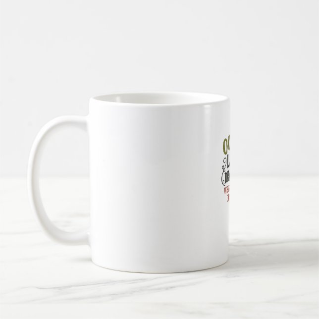 Taza De Café Dibujos de laboratorio de Oogie - Flebotomía diver (Izquierda)