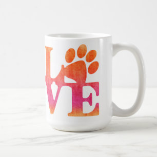 Taza De Café Dibujos de pintura de amor Café Mug