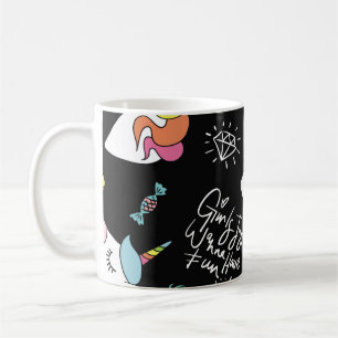 Taza De Café Dibujos de unicornio, fresa, piña, helado