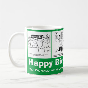 Taza De Café Dibujos divertidos de ópticos y optometristas en u