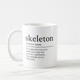 Taza De Café Diccionario de Halloween   Regalo de humor de temp