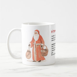 Taza De Café Diccionario de Navidad del padre francés Père Noël