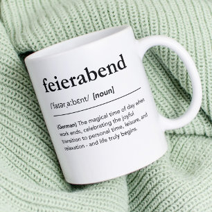 Taza De Café Diccionario Feierabend Definition Foreign Words