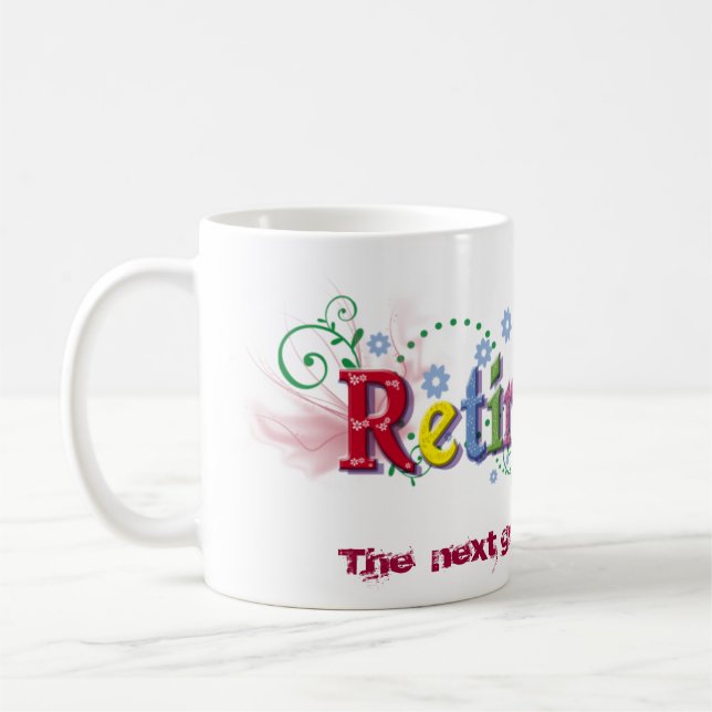 Taza De Café Dicha del retiro (Izquierda)