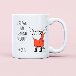 Taza De Café Dicho divertido cita del viernes para compañero de