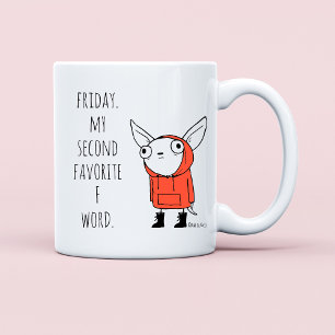 Taza De Café Dicho divertido cita del viernes para compañero de