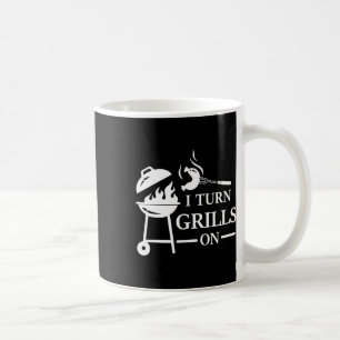 Taza De Café Dicho Divertido De Barbacoa Y Parrilla Enciendo Pa