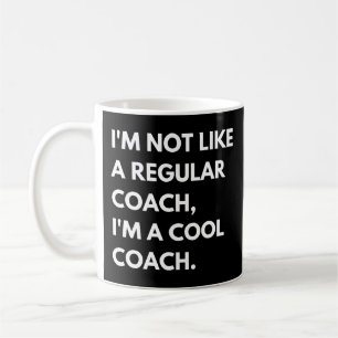 Taza De Café Dicho Divertido De Entrenador Y Preparador