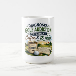 Taza De Café Dicho divertido de golf para golfista