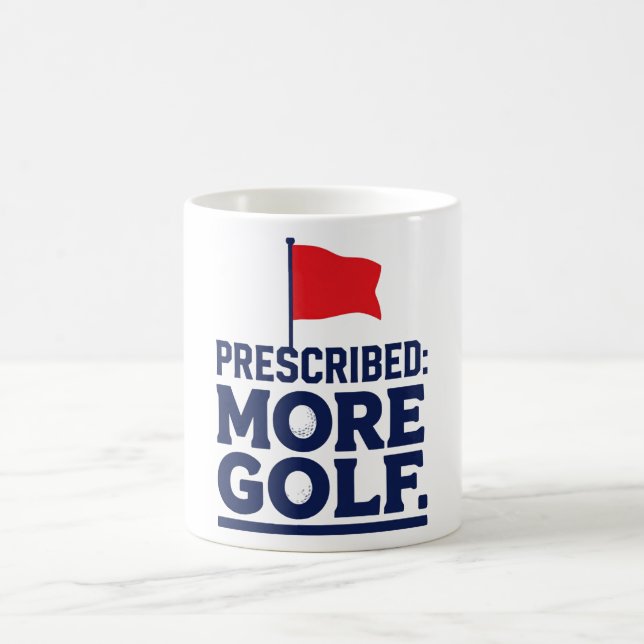Taza De Café Dicho divertido de golf para golfista  (Centro)