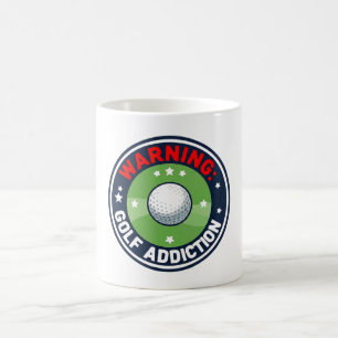 Taza De Café Dicho divertido de golf sobre golfista 