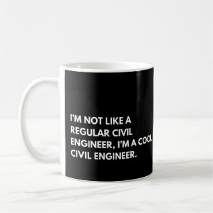 Taza De Café Dicho divertido de ingeniero civil