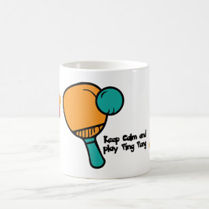 Taza De Café Dicho divertido de Ping Pong para jugador