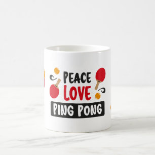 Taza De Café Dicho divertido de Ping Pong para jugador